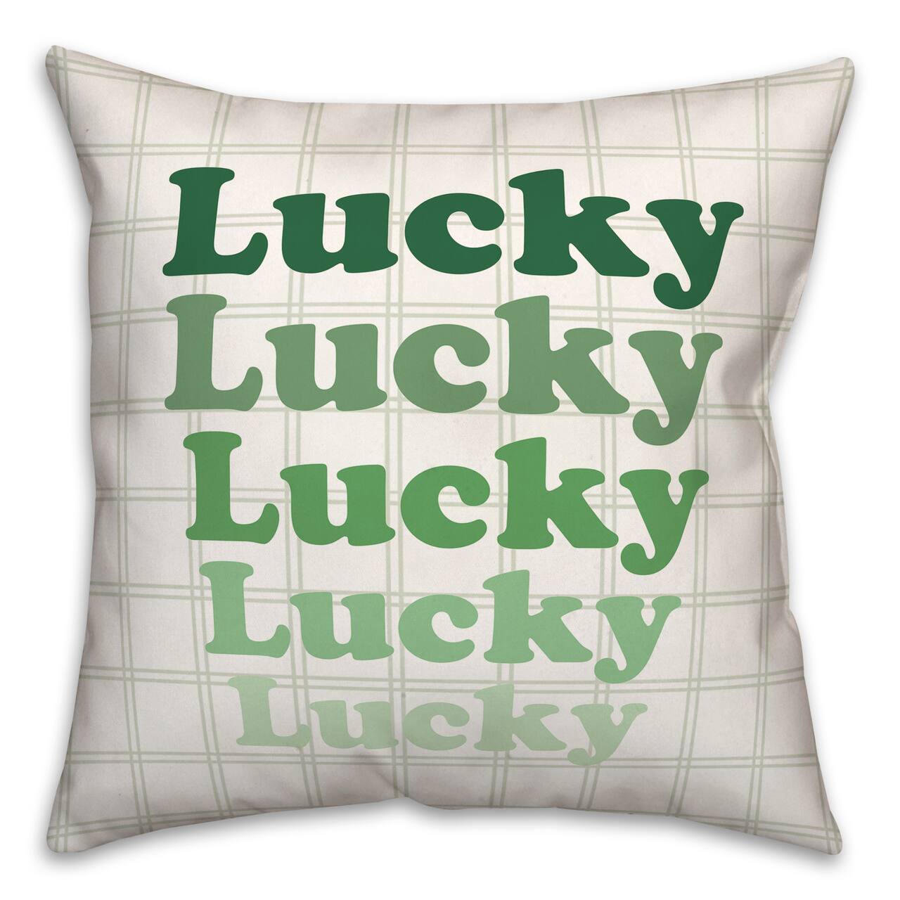 Lucky Stack St. Patrick's Day Throw Pillow
